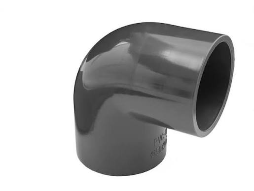 25mm PVC Pipe elbow black