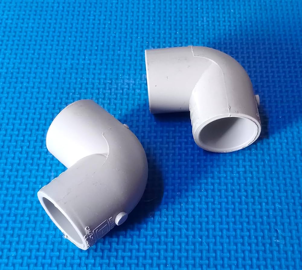 25mm PVC Pipe elbow White